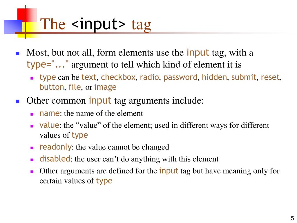 PPT HTML Forms PowerPoint Presentation, free download ID520411