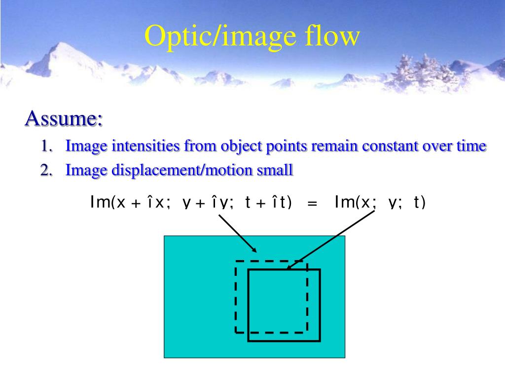 PPT Optic Flow and Motion Detection PowerPoint Presentation, free
