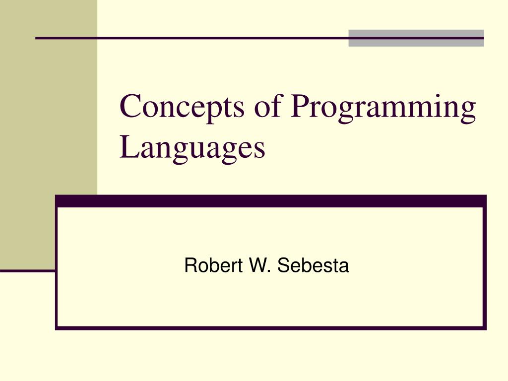 PPT Concepts of Programming Languages PowerPoint Presentation, free download ID52113