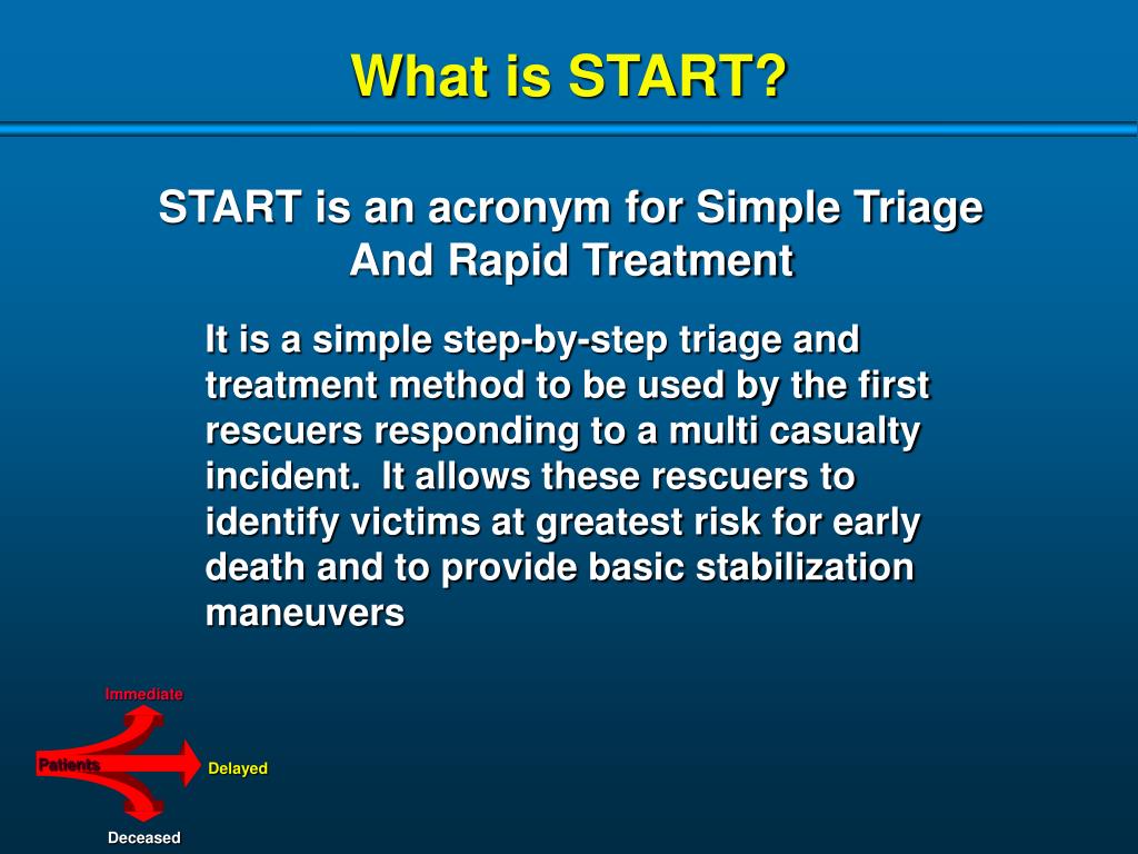 PPT Simple Triage and Rapid Treatment PowerPoint Presentation, free