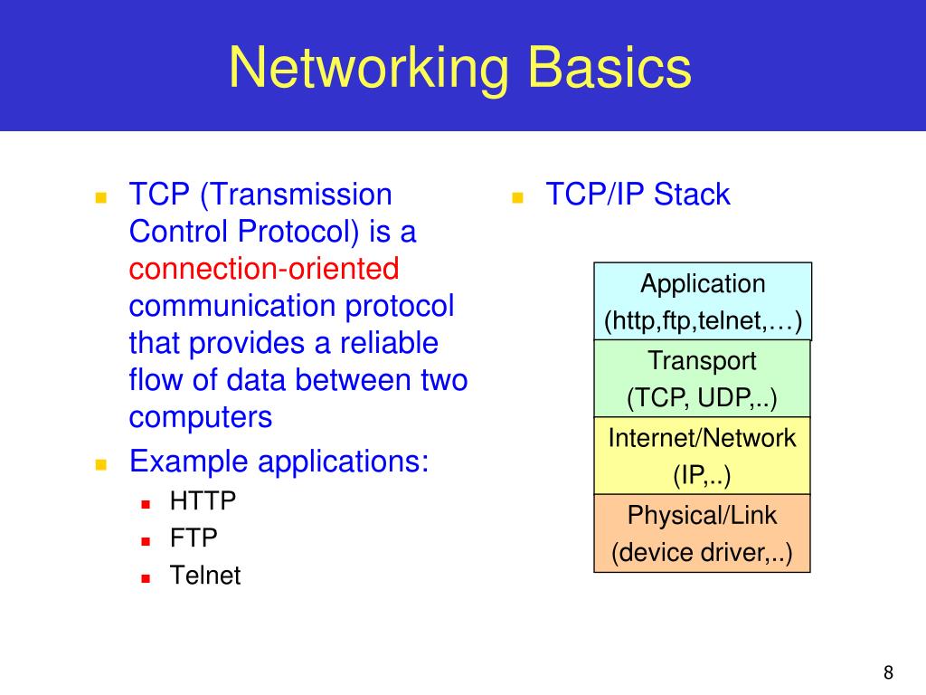 PPT InterProcess Communication Network Programming using TCP Java