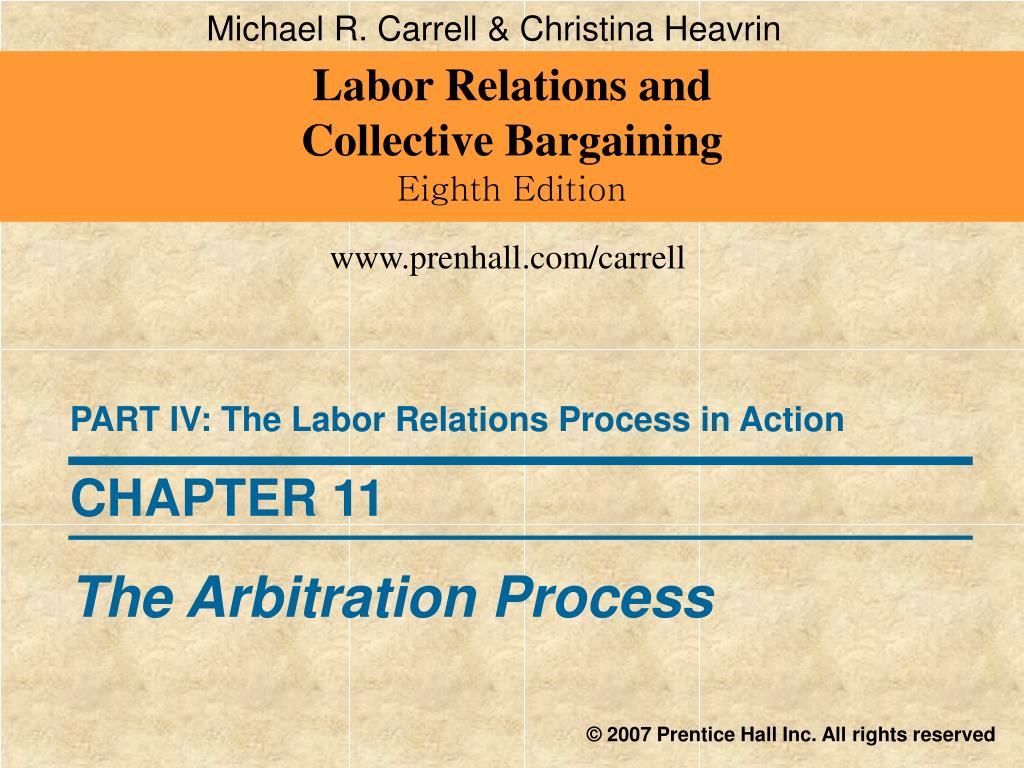 PPT Labor Relations and Collective Bargaining Eighth