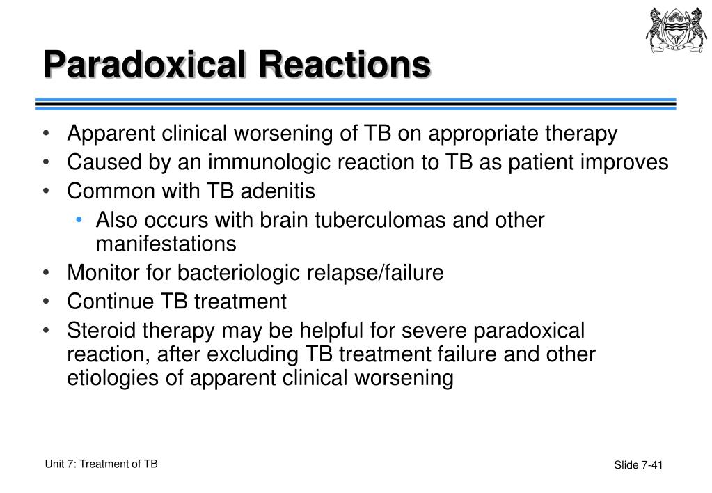 PPT Unit 7 Treatment of TB PowerPoint Presentation, free download