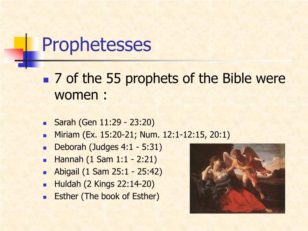 PPT Women in the Scriptures The Hebrew Bible, The New Testament, and