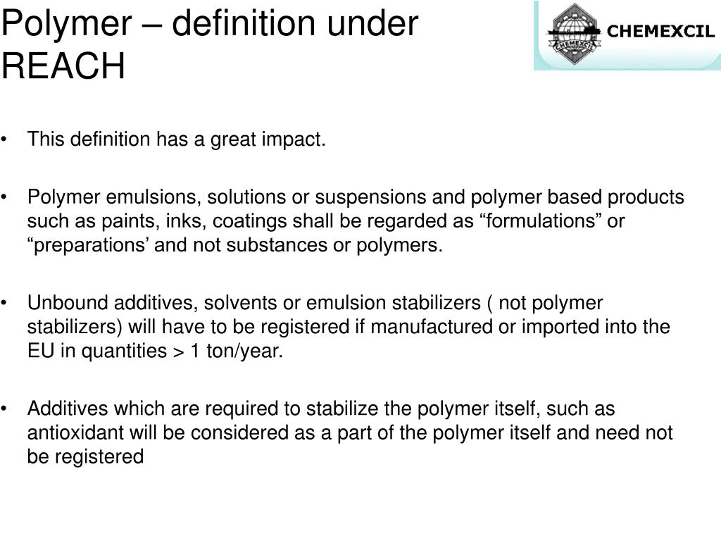 PPT REACH Monomers PowerPoint Presentation, free download ID524985