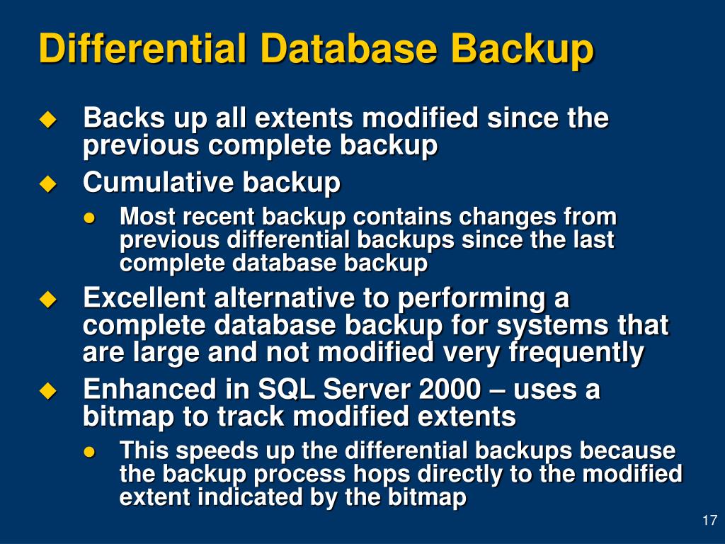 PPT Understanding Backup Restore in SQL Server 2000 Pankaj Agarwal