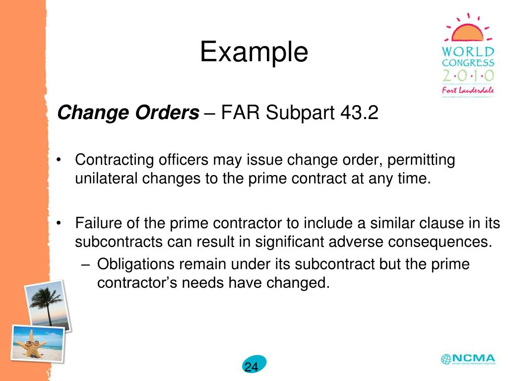 PPT Subcontracting and Flow Down Clauses Understanding What the FAR