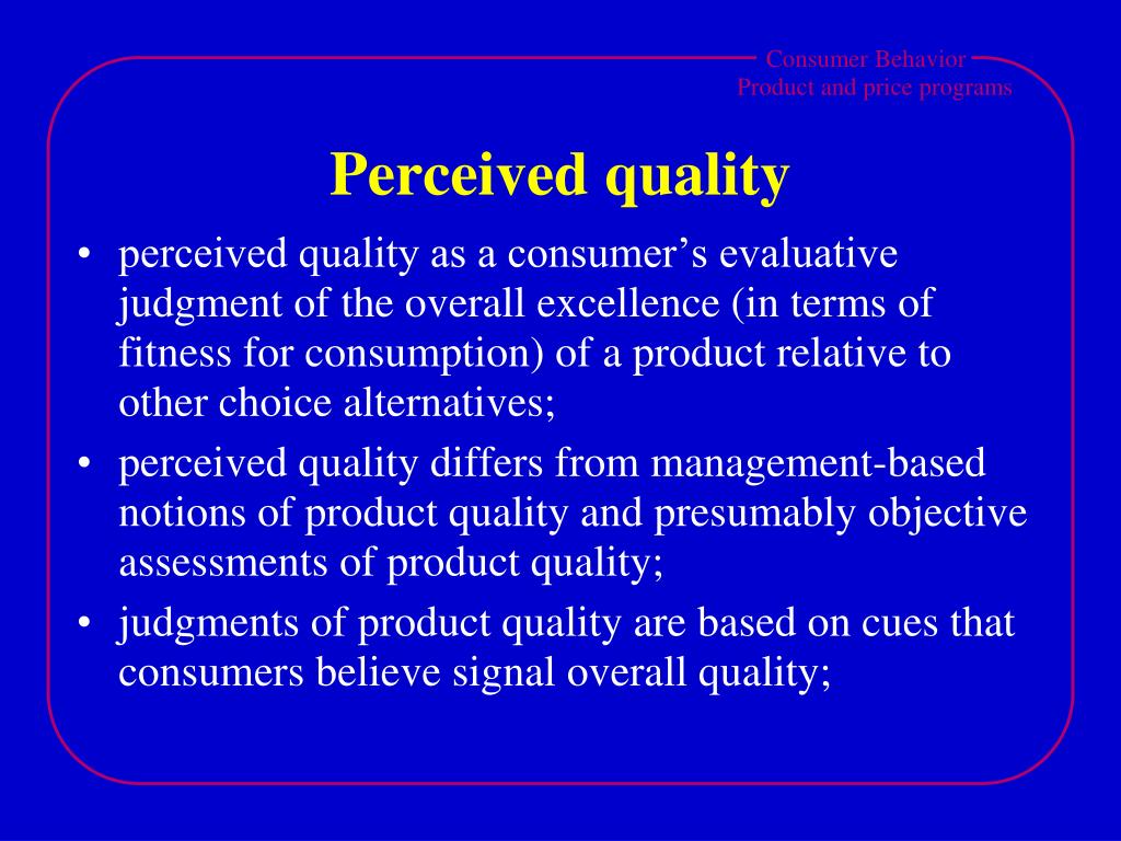 PPT Consumer response to product and price programs PowerPoint
