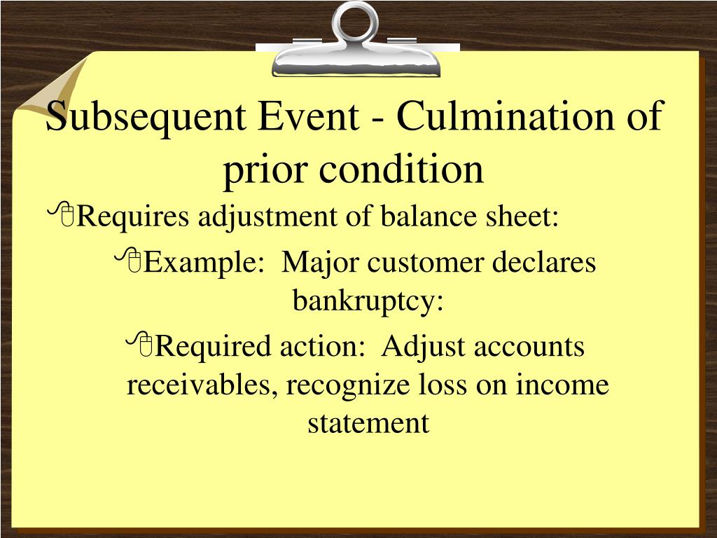 PPT Subsequent Event PowerPoint Presentation, free download ID527642