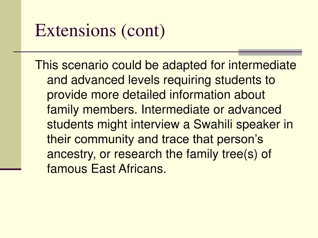 PPT Swahili Language and Cultures PowerPoint Presentation, free