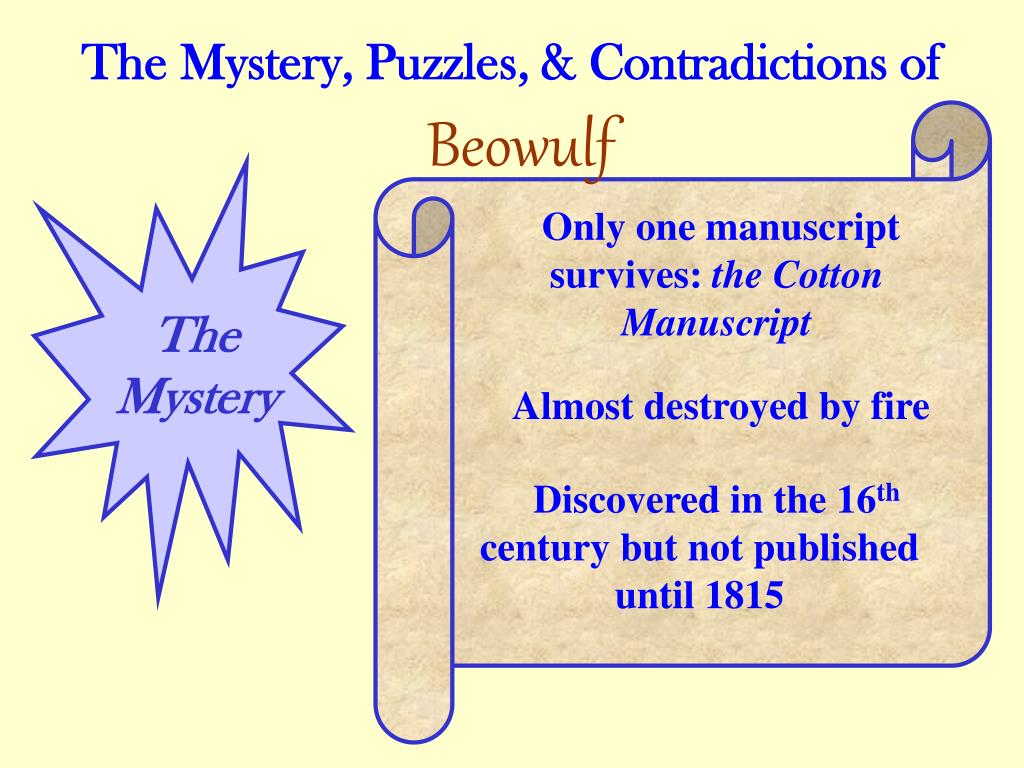 PPT eowulf and Old English Literature PowerPoint Presentation, free
