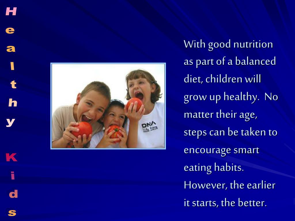 PPT - Healthy Eating for Kids PowerPoint Presentation, free download