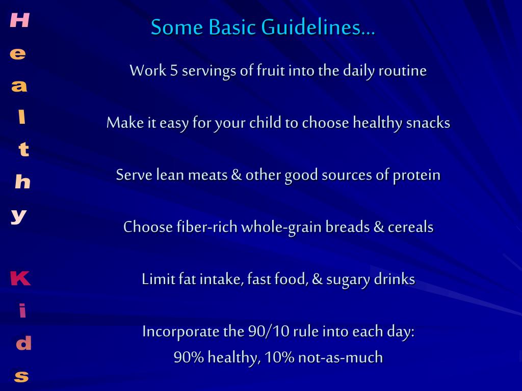 PPT - Healthy Eating for Kids PowerPoint Presentation, free download