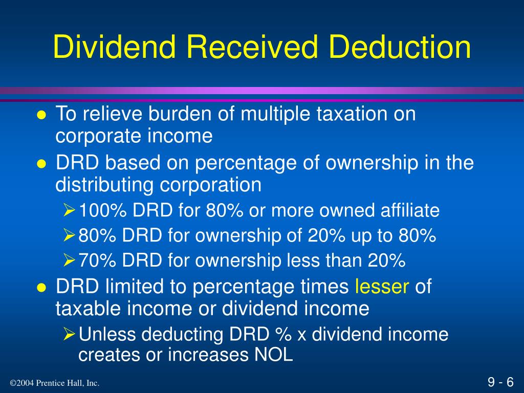 PPT Taxation of Corporations PowerPoint Presentation, free download