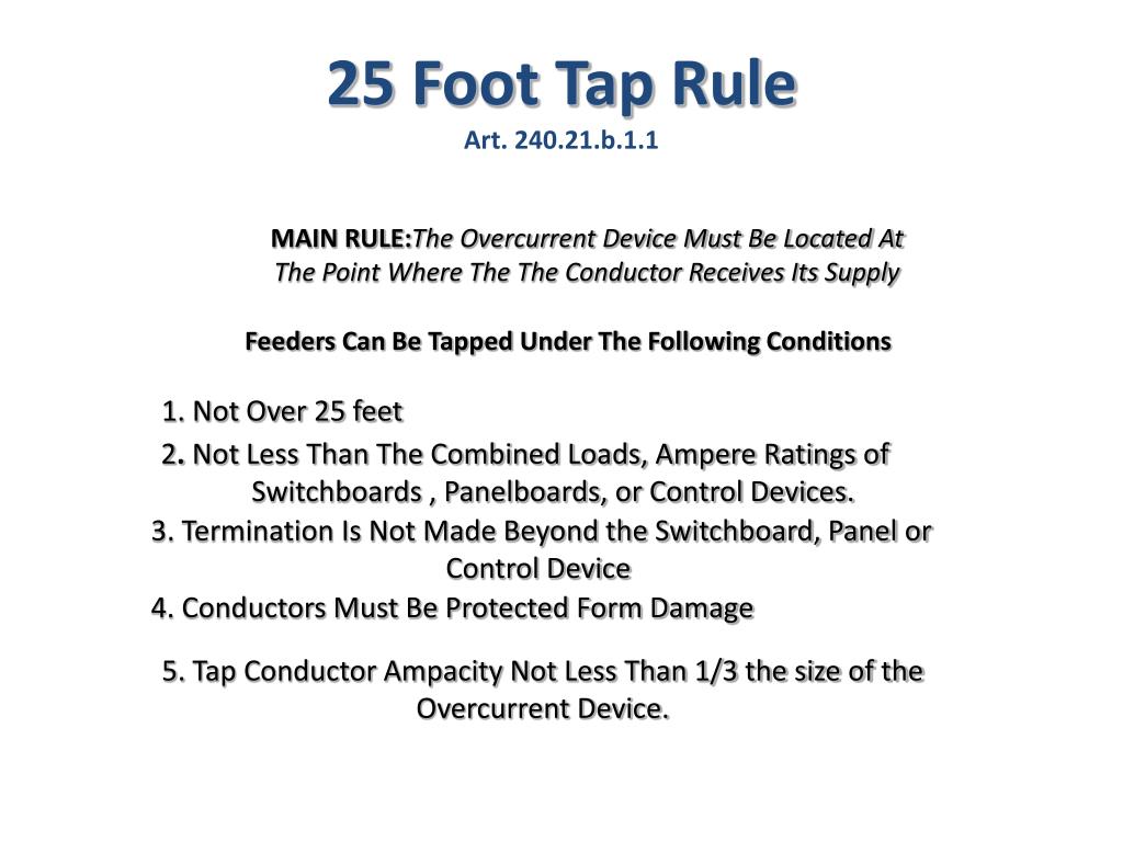 PPT - Tap Conductor Rules PowerPoint Presentation, free download - ID