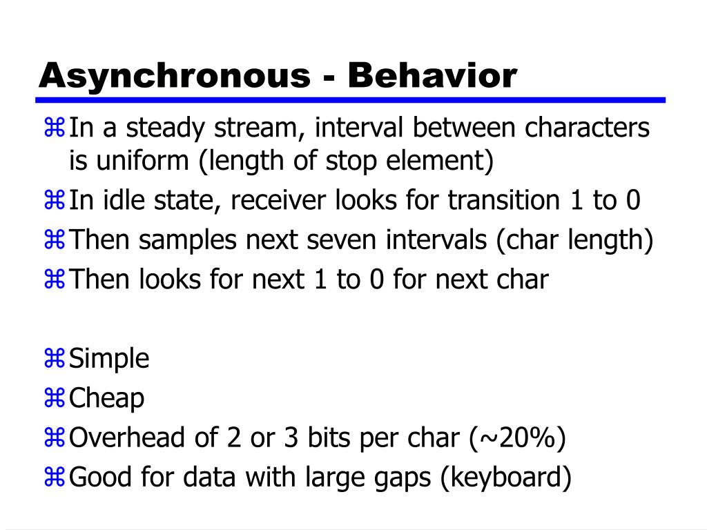 PPT Asynchronous and Synchronous Transmission PowerPoint Presentation