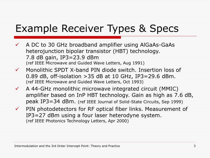 PPT Receiver Metrics Theory and Practice PowerPoint Presentation