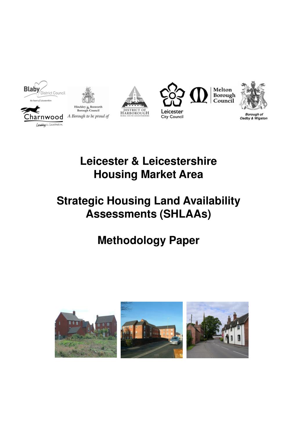 PPT Leicester & Leicestershire Housing Market Area Strategic Housing