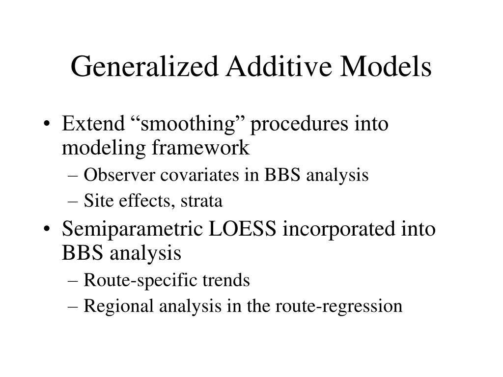 PPT Generalized Additive Models PowerPoint Presentation, free