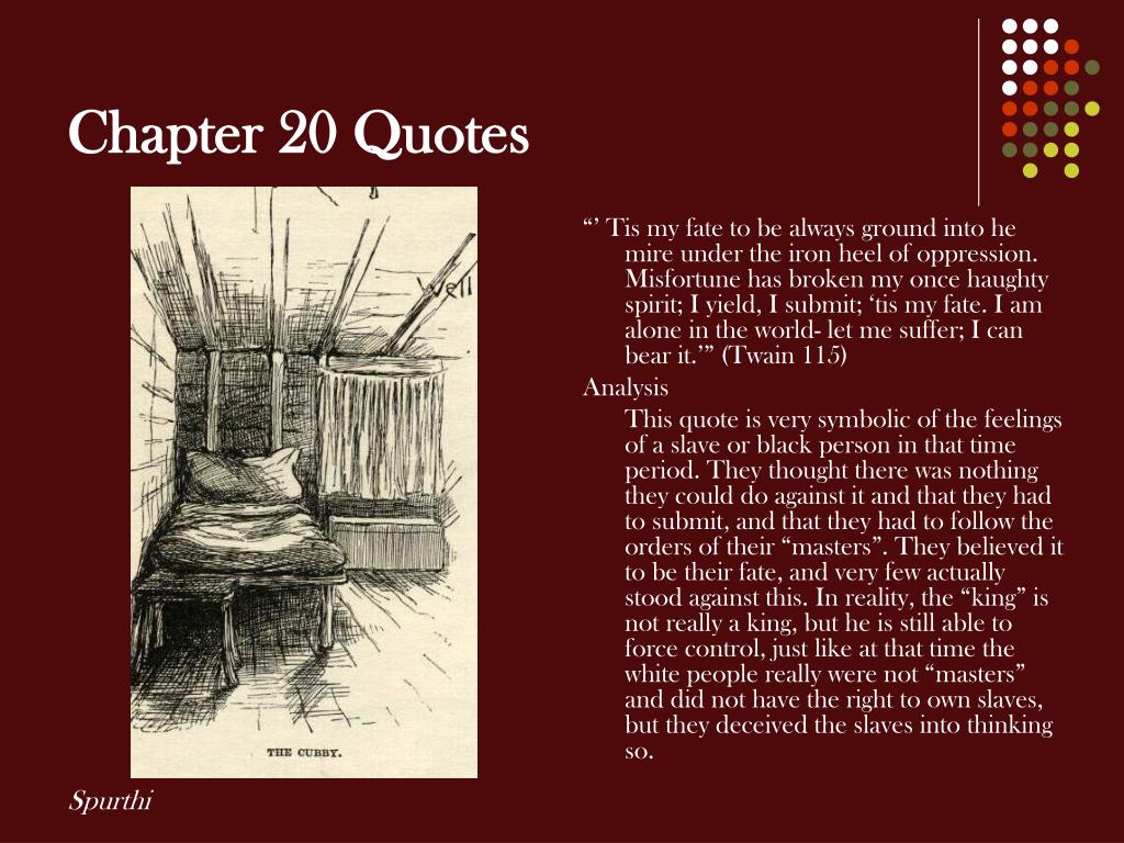 Which Quote From Chapter 23 Of The Adventures Of