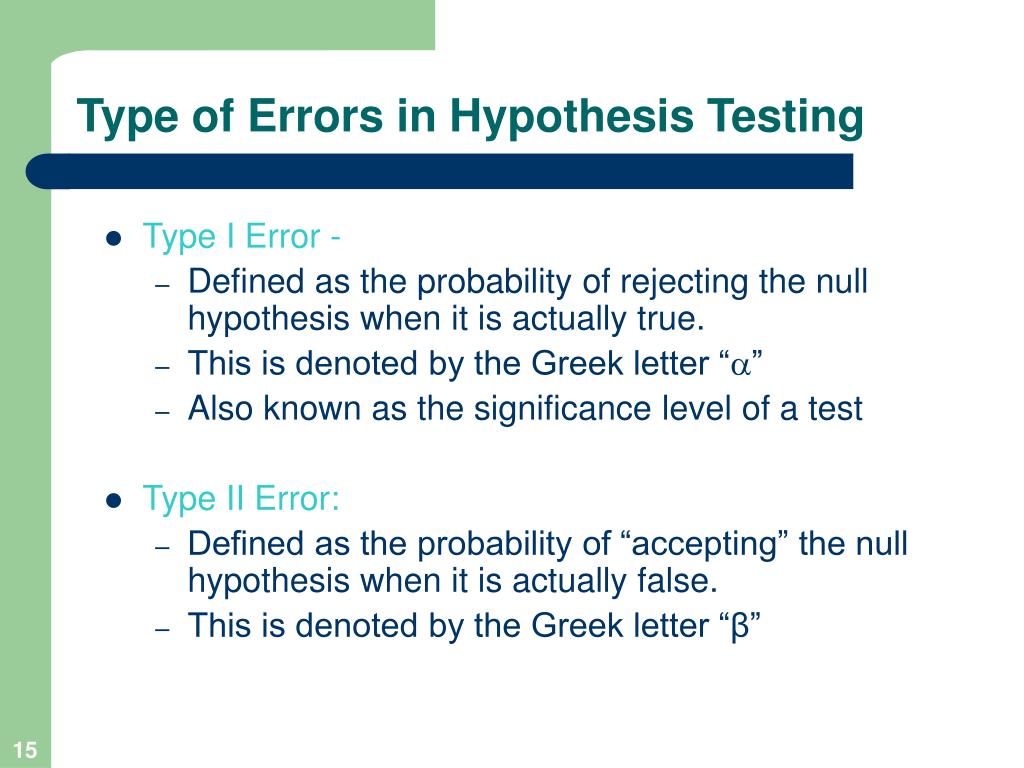 PPT One Sample Tests of Hypothesis PowerPoint Presentation, free