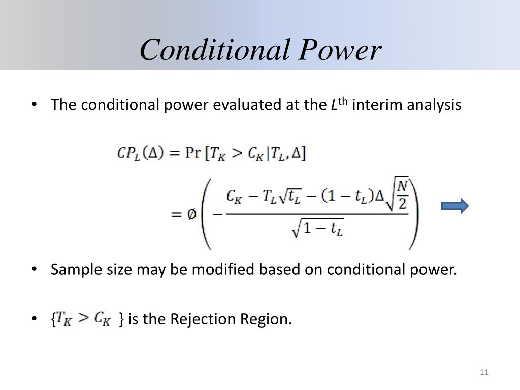 PPT Modification of Sample Size in Group Sequential Clinical Trials