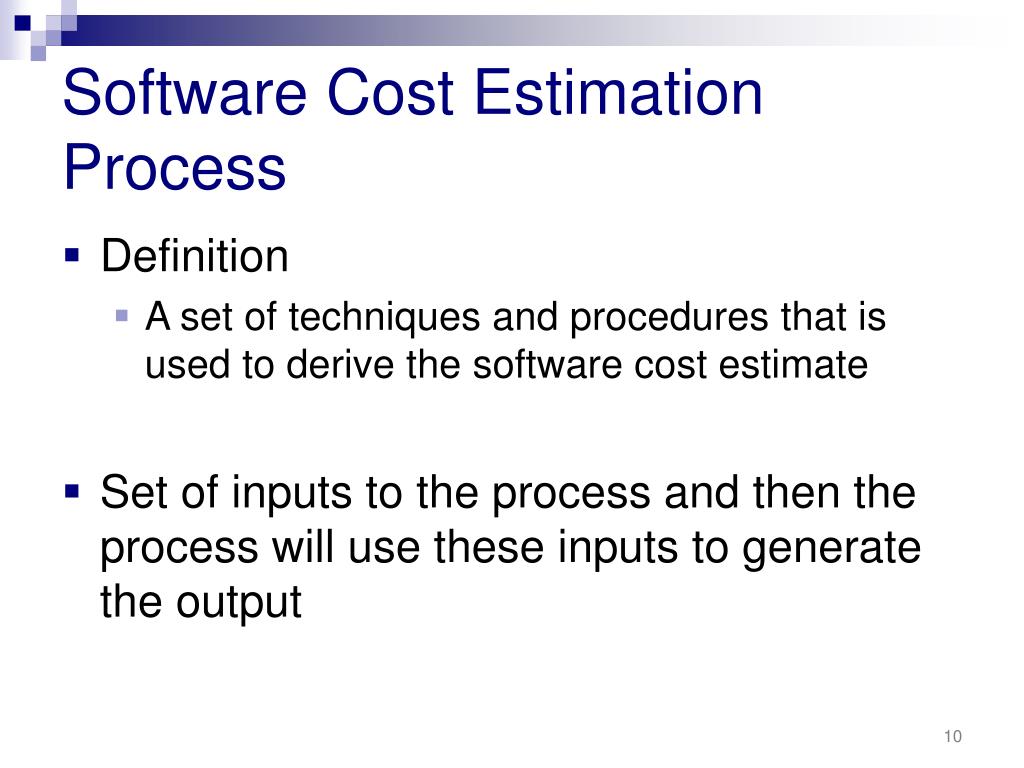 PPT Software Cost Estimation PowerPoint Presentation, free download