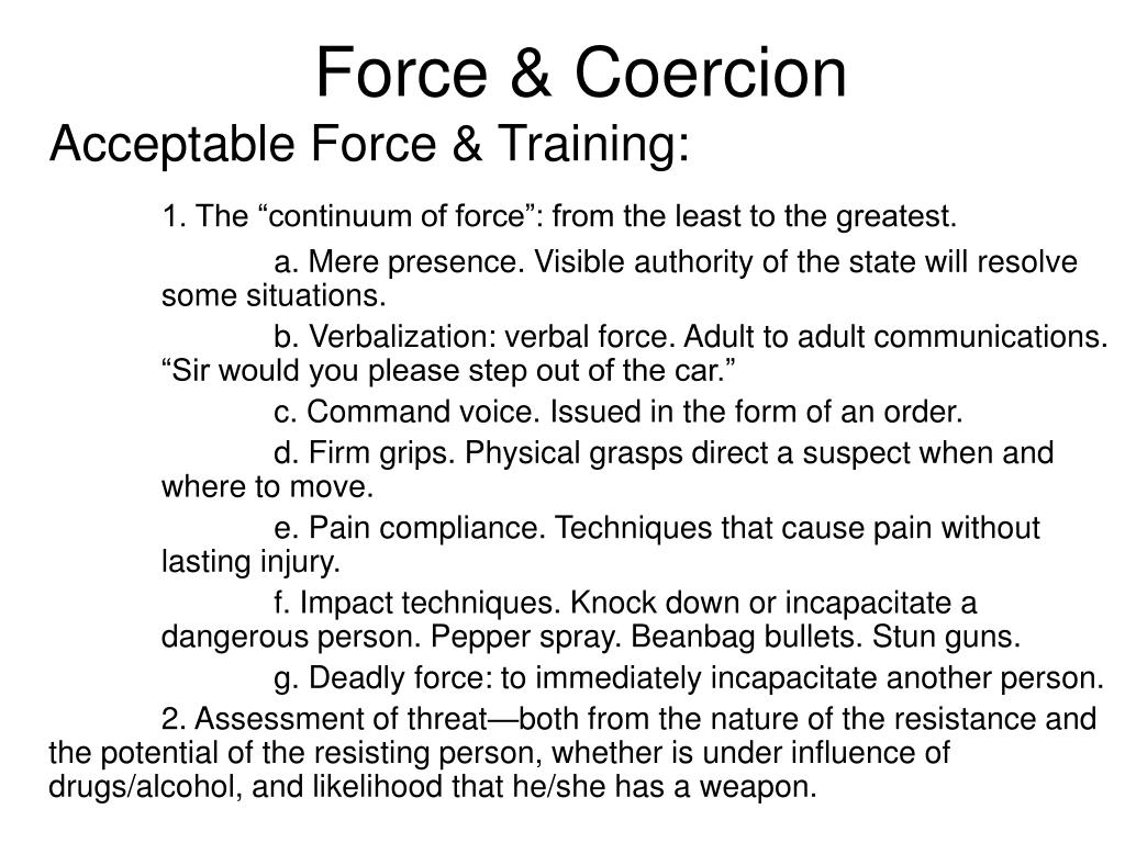 PPT Police Use of Force PowerPoint Presentation, free download ID
