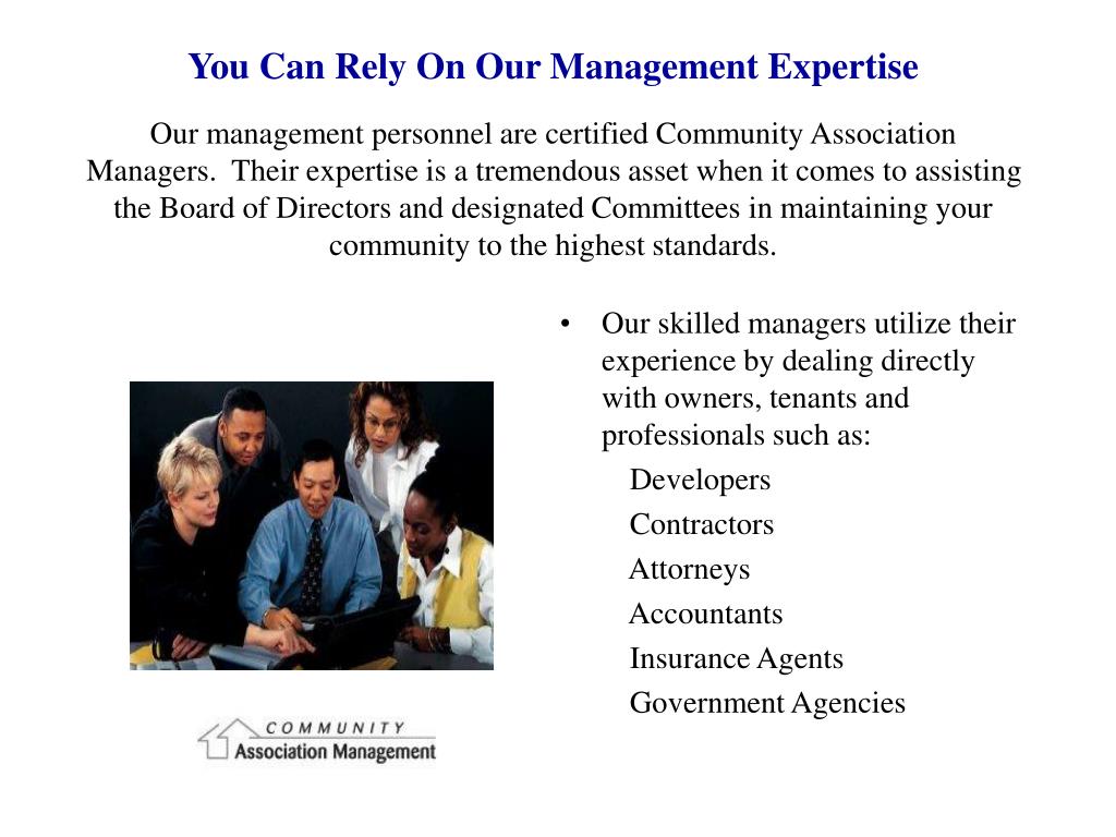 PPT To Community Association Management “ Managing Southern