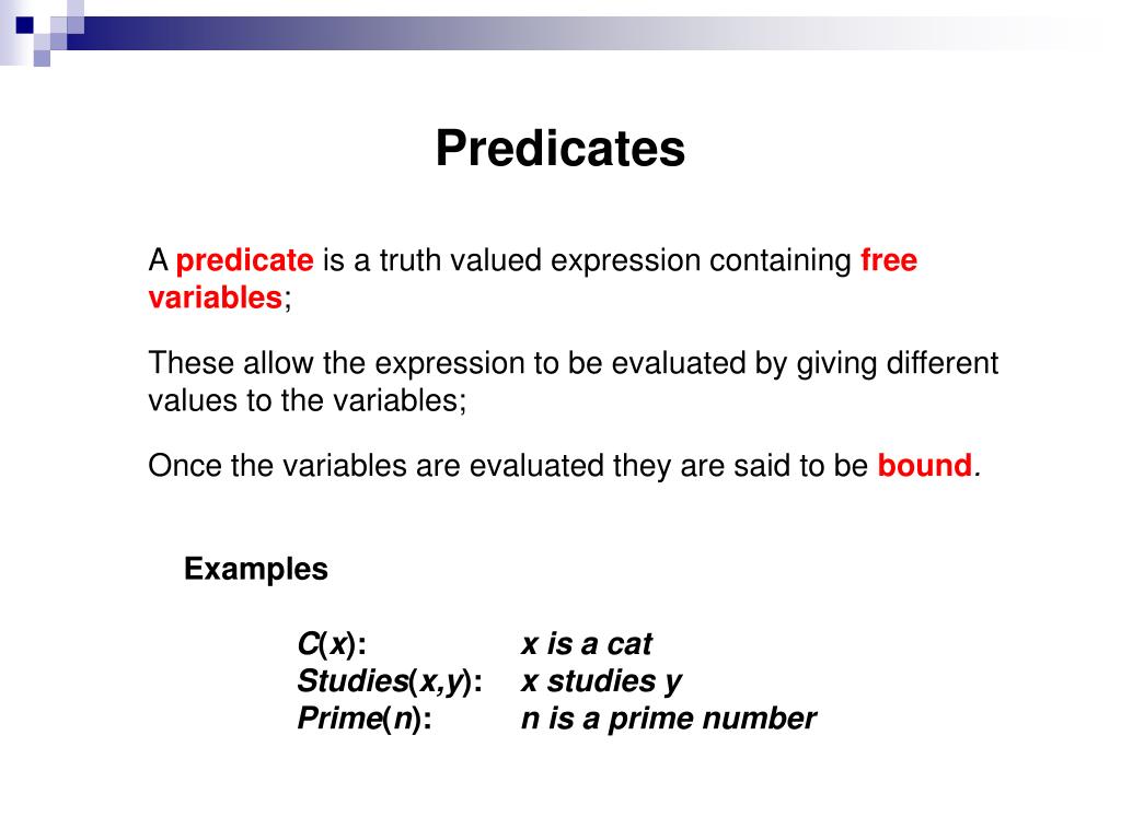 PPT Propositional and predicate logic PowerPoint Presentation, free