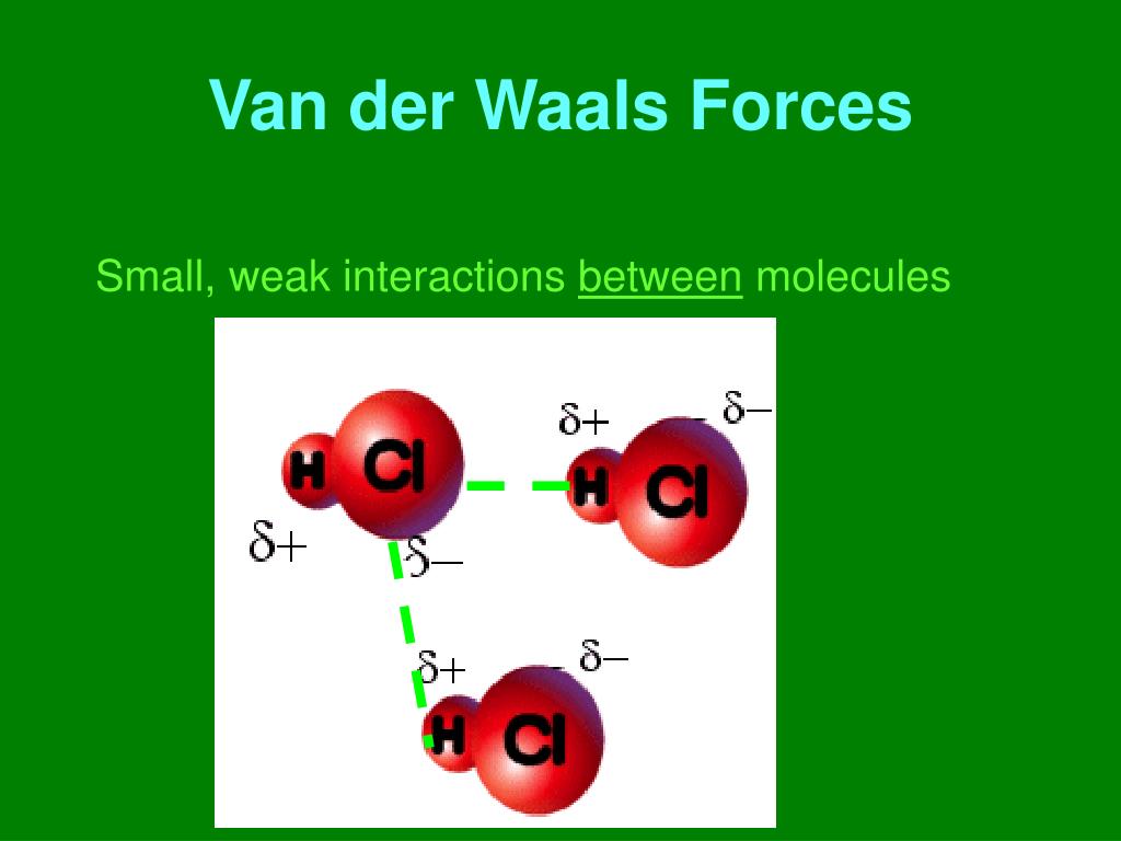PPT Van der Waals Forces PowerPoint Presentation, free download ID