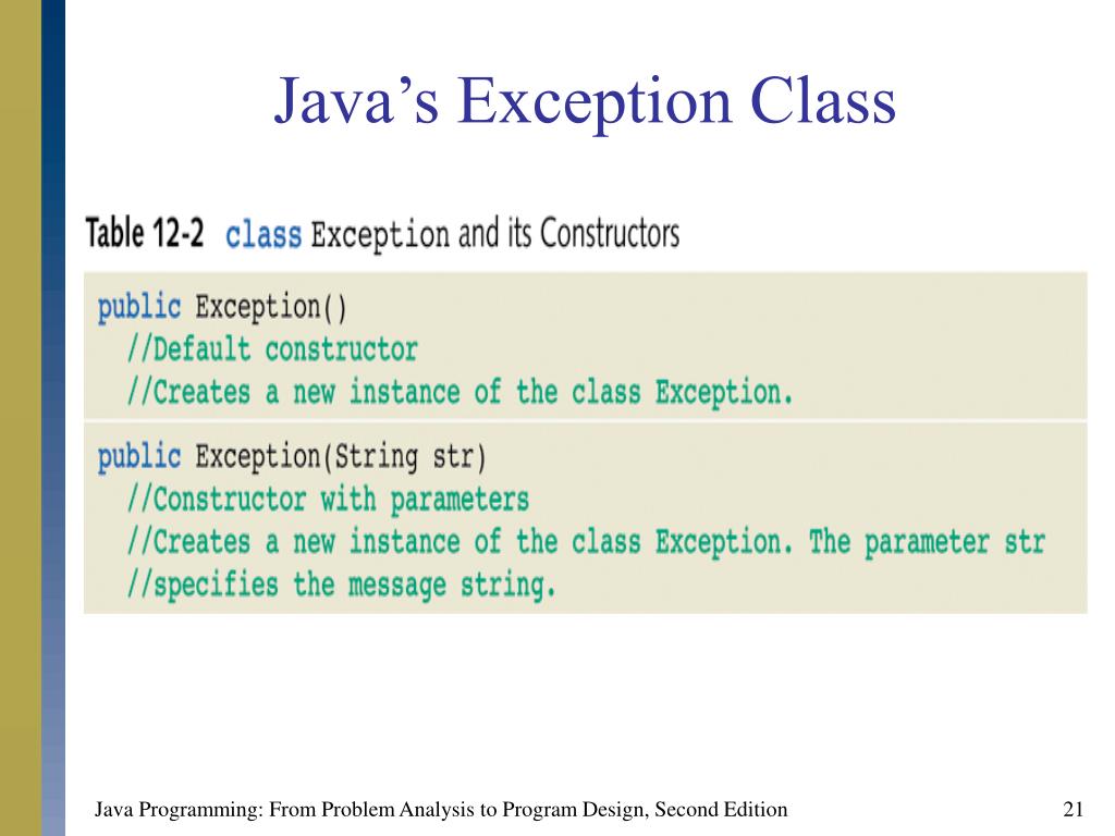 PPT Chapter 11 Handling Exceptions and Events PowerPoint