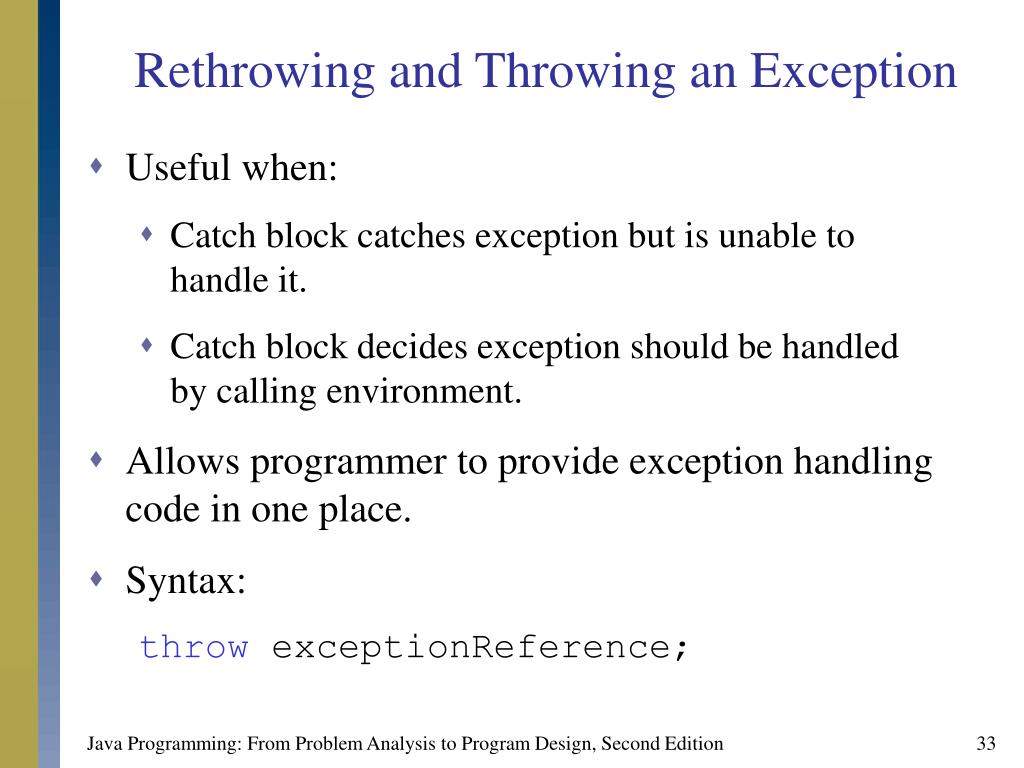 PPT Chapter 11 Handling Exceptions and Events PowerPoint