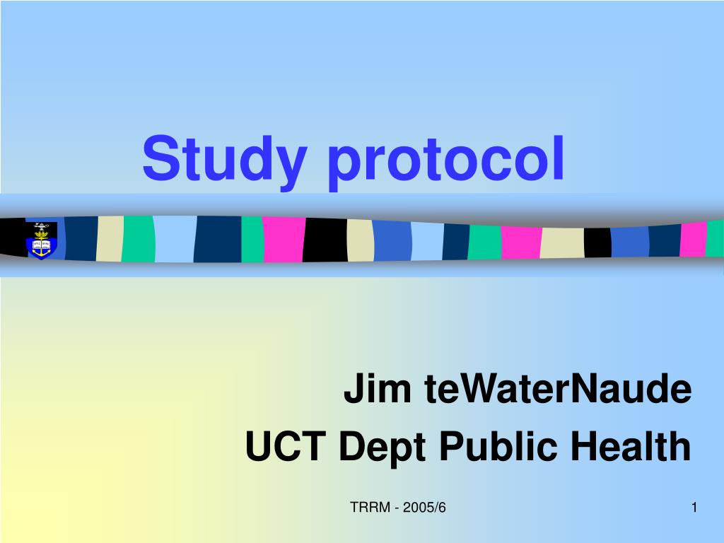 PPT Study protocol PowerPoint Presentation, free download ID543667
