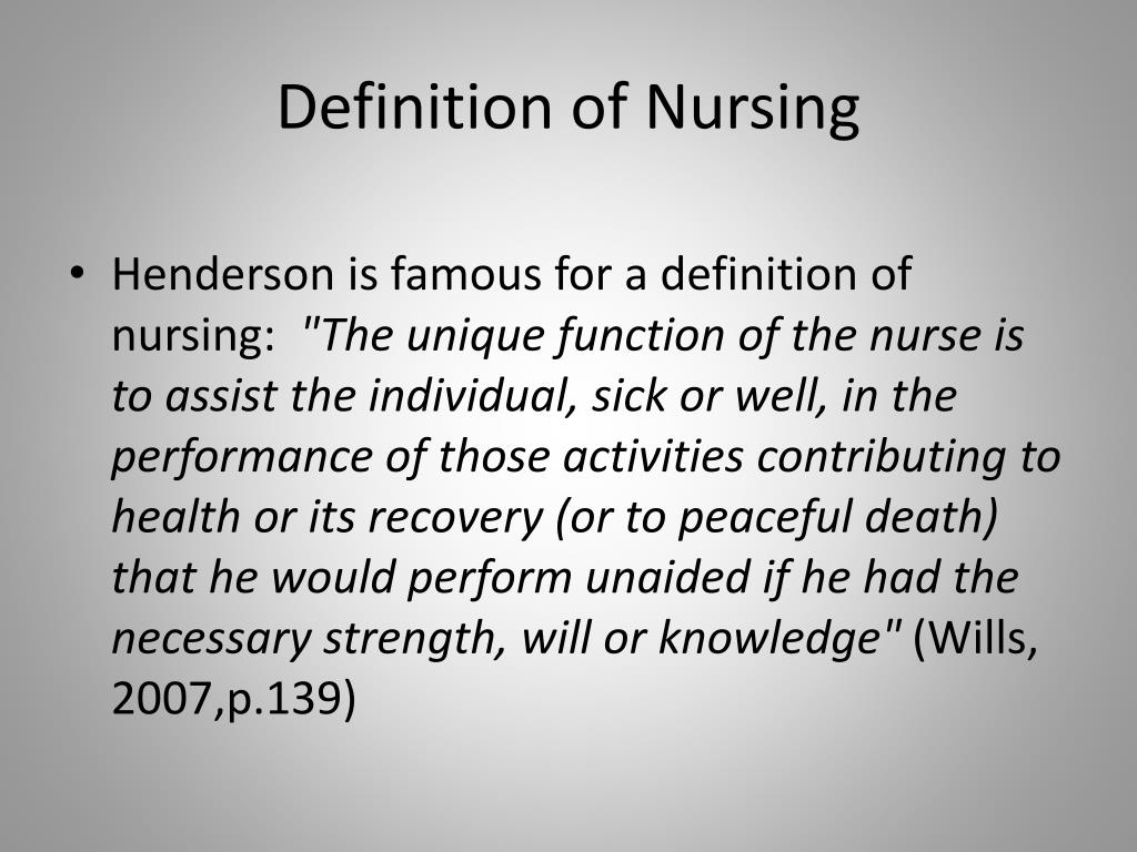 PPT Virginia Henderson, RN, MSN Nursing Theorist PowerPoint