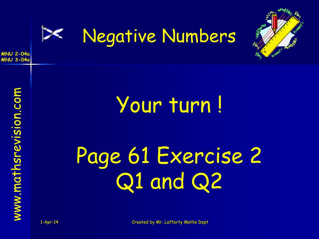 PPT Negative Numbers PowerPoint Presentation, free download ID545154
