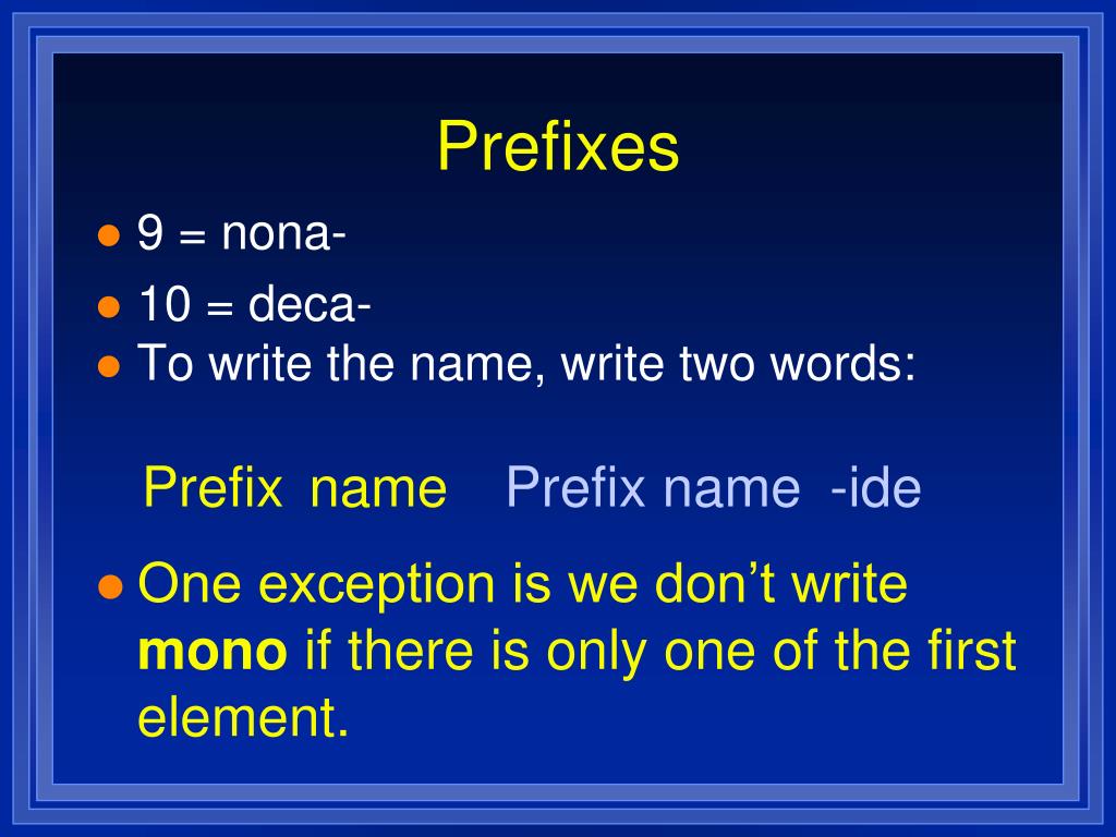 PPT Chapter 9 “Chemical Names and Formulas” PowerPoint Presentation