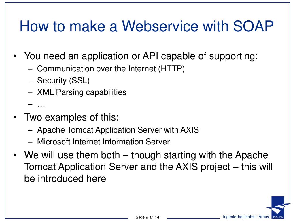 PPT Presentation 8 SOAP in a distributed object framework
