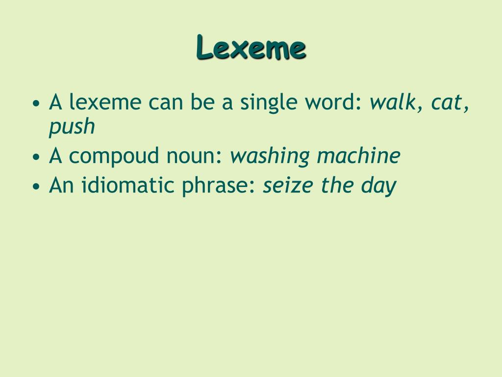 PPT English Morphology PowerPoint Presentation, free download ID551483