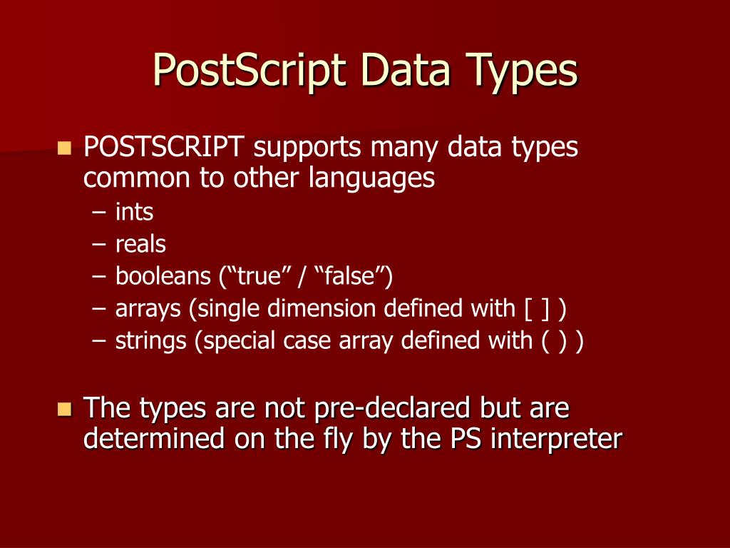 PPT Adobe PostScript PowerPoint Presentation, free download ID552322