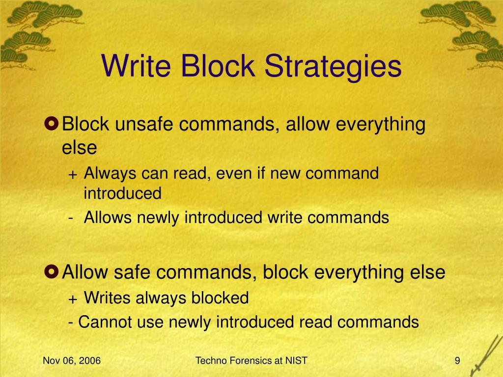 PPT Testing Write Blockers PowerPoint Presentation, free download