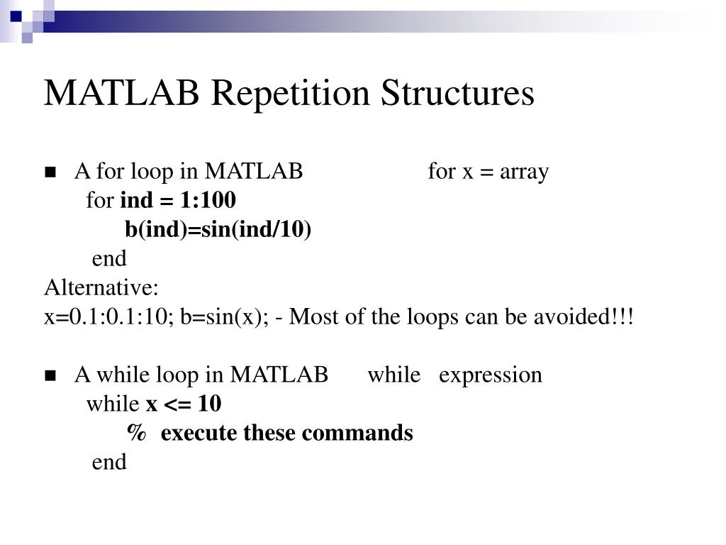 PPT Introduction to MATLAB PowerPoint Presentation, free download