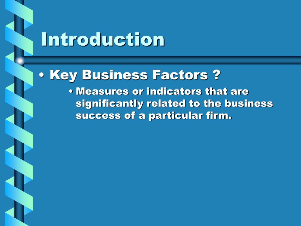PPT Key Business Factors PowerPoint Presentation, free download ID