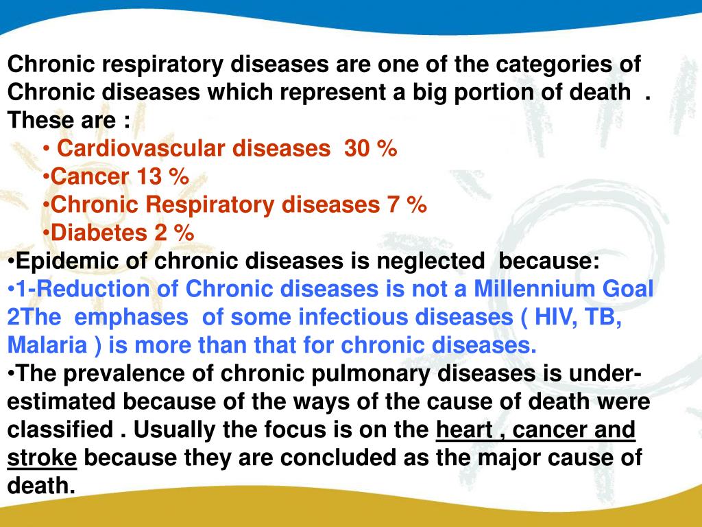 PPT Chronic Respiratory diseases PowerPoint Presentation, free