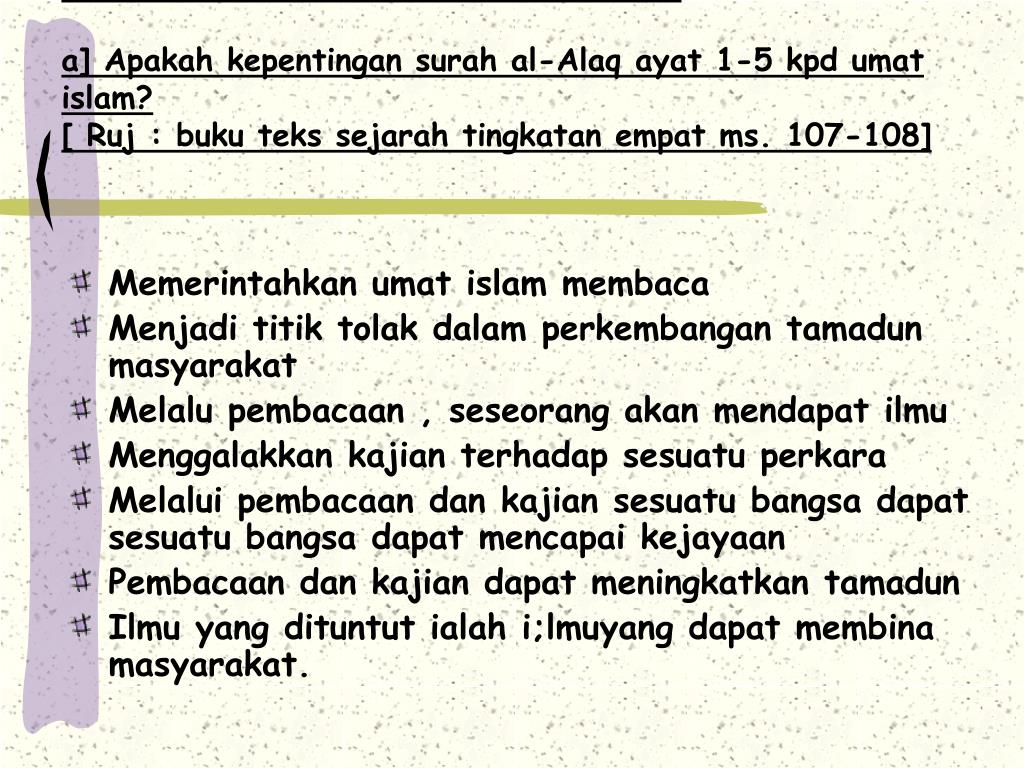 PPT BAB 4 KEMUNCULAN TAMADUN ISLAM & PERKEMBANGANNYA DI
