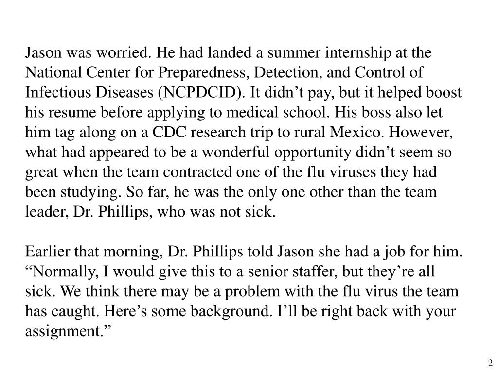 PPT Decoding the Flu Norris Armstrong University of