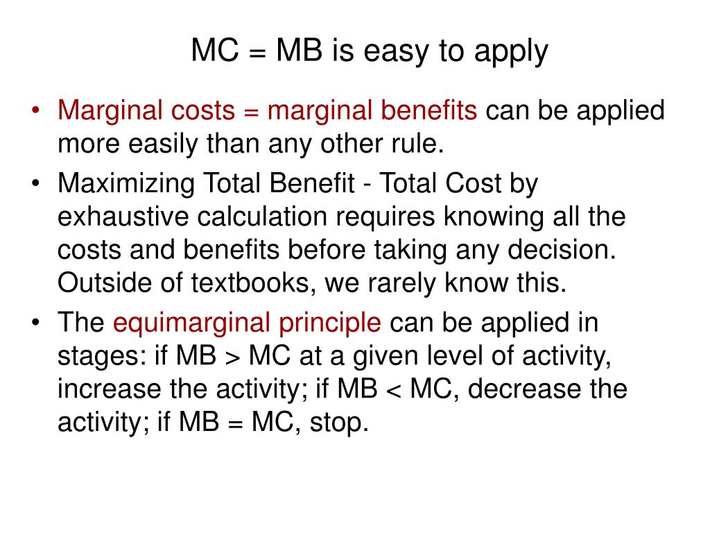 How To Find Marginal Benefit From Total Benefit