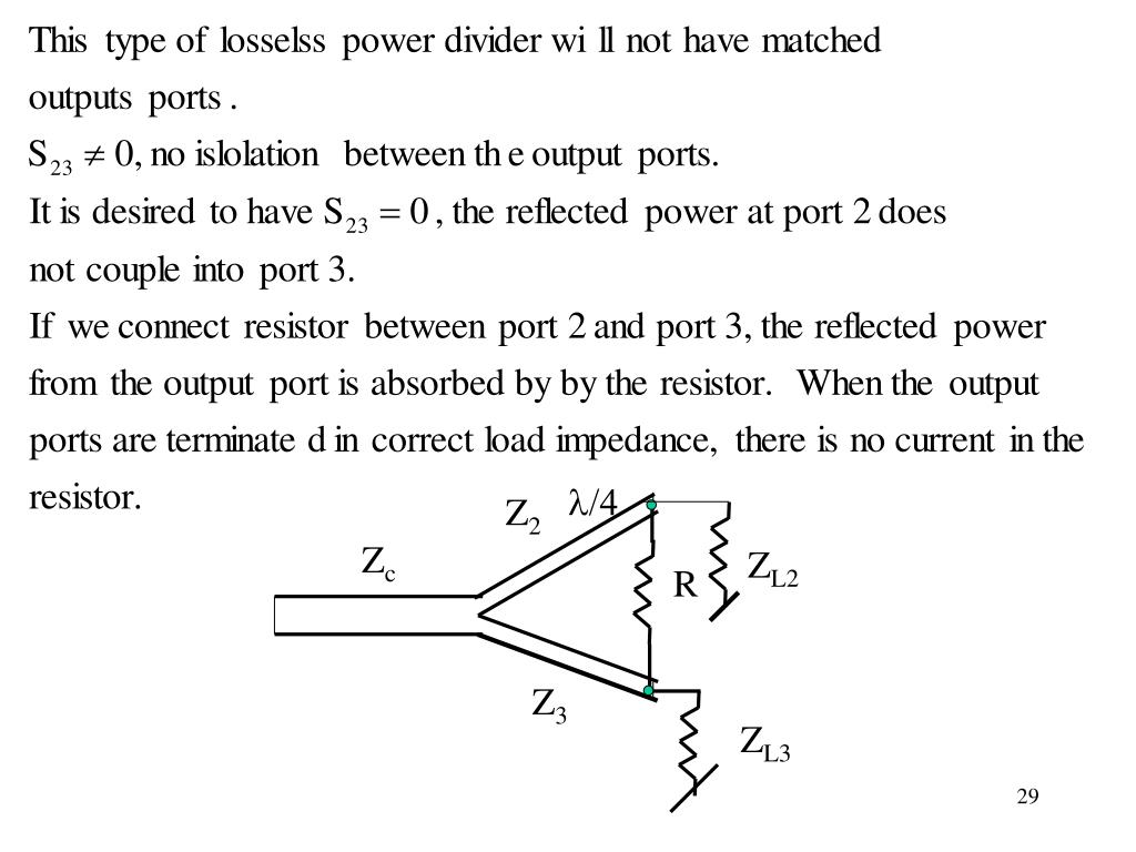 PPT Power Dividers and Directional Couplers PowerPoint Presentation