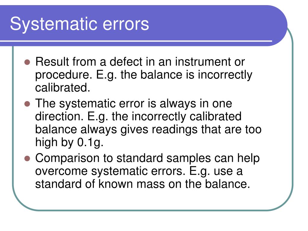 PPT Errors and Uncertainties in Biology PowerPoint Presentation, free