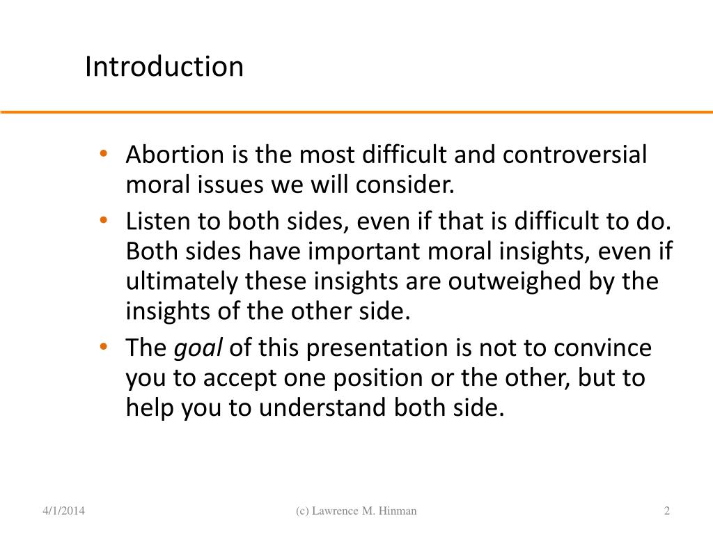 PPT Abortion An Overview of the Ethical Issues PowerPoint